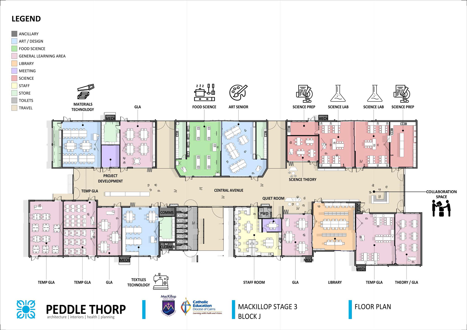 Block J D A T S Floor Plan